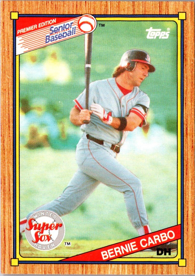 1989 Topps Senior League Bernie Carbo