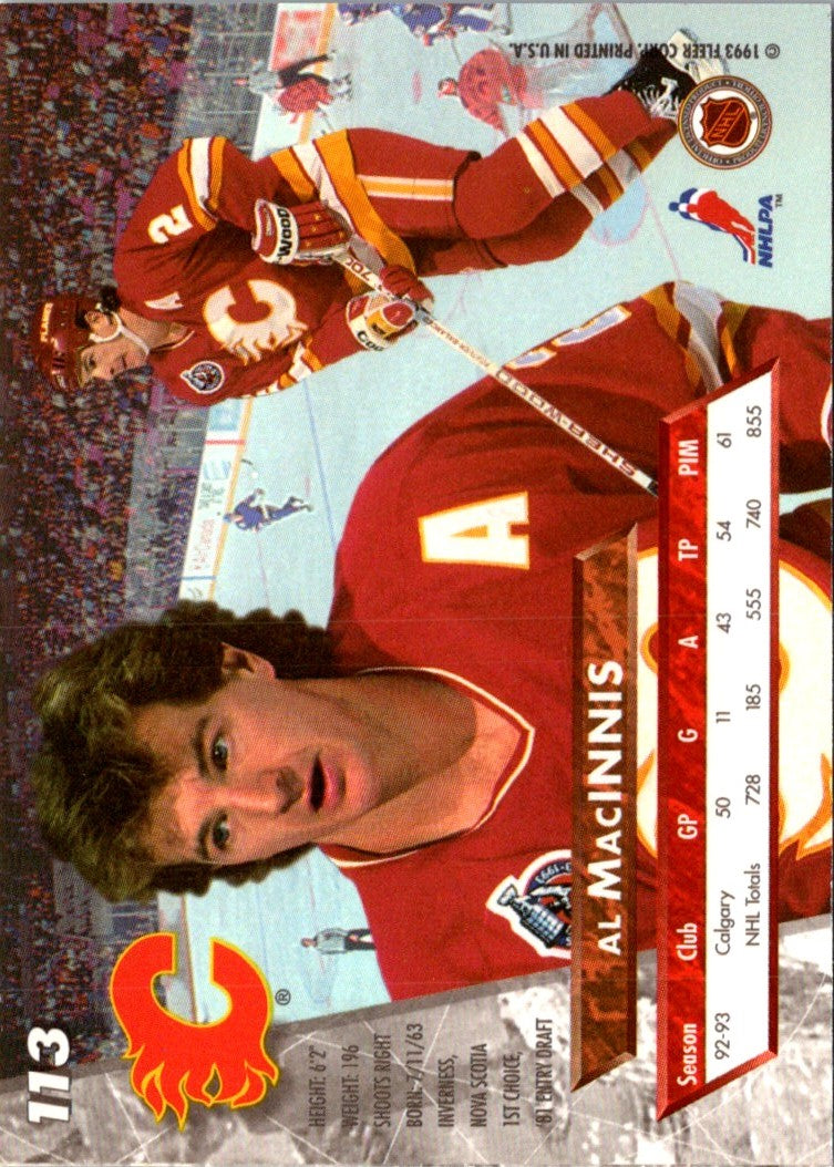 1993 Ultra Al MacInnis