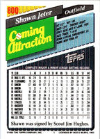 1993 Topps Gold Shawn Jeter #800