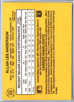 1986 Donruss The Rookies Allan Anderson #3