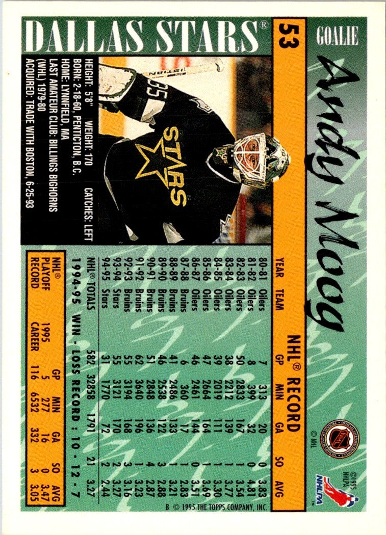 1995 Topps Andy Moog