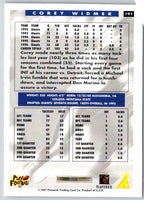 1995 Score Corey Widmer #191
