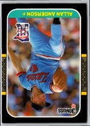 1986 Donruss The Rookies Allan Anderson
