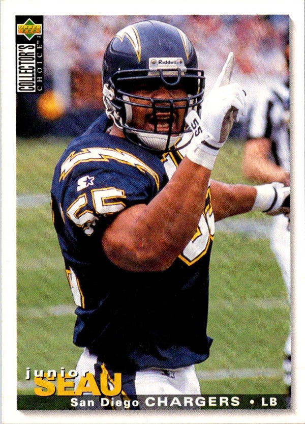 1995 Collector's Choice Player's Club Junior Seau #287