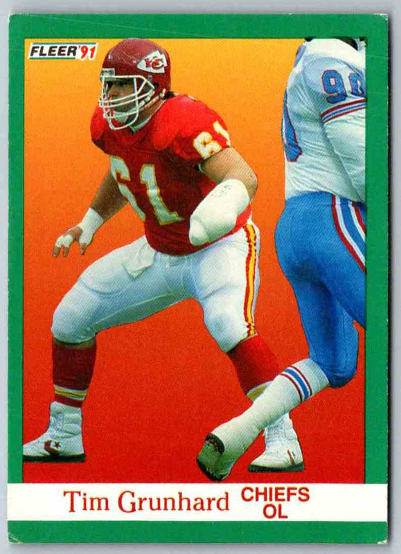 1991 Score Tim Grunhard #90