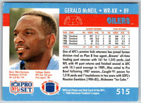 1992 Proset Gerald McNeil #515