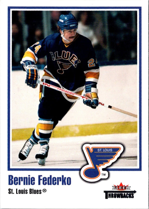 2002 Fleer Throwbacks Bernie Federko #7