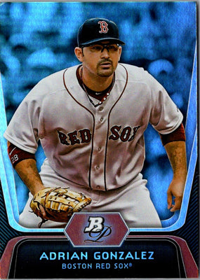 2012 Bowman Platinum Adrian Gonzalez #30