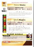 2005 Fleer Platinum Rickie Weeks #3