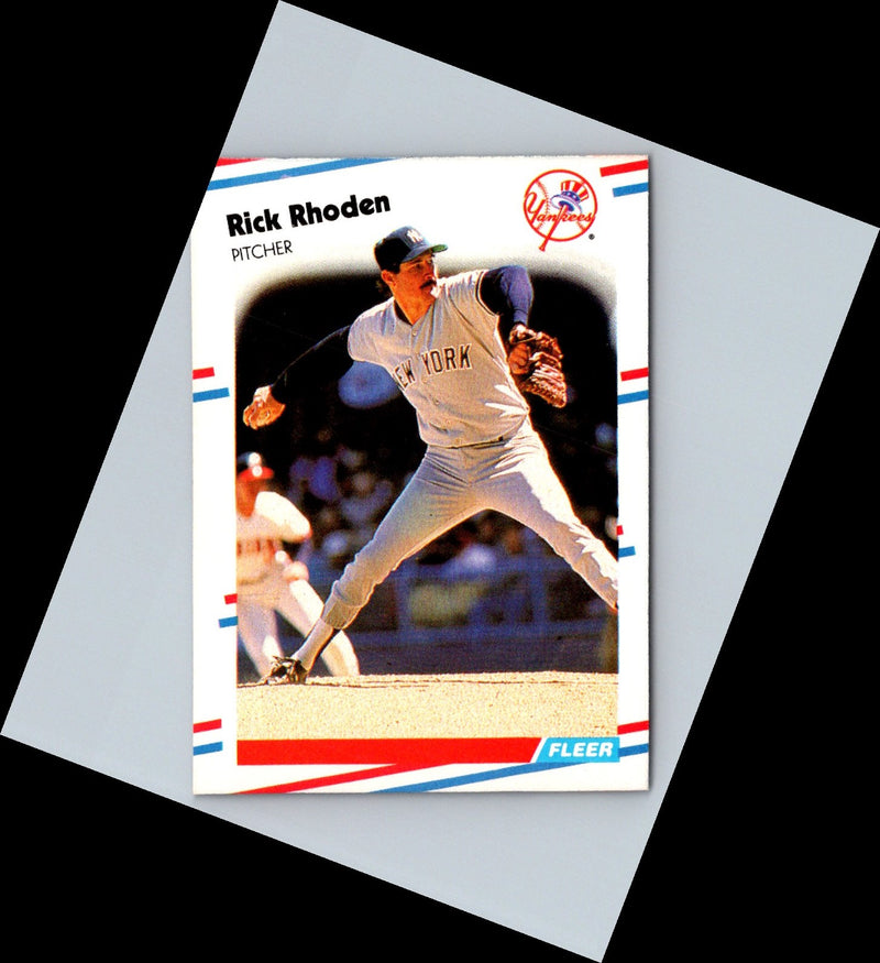 1988 Fleer Rick Rhoden