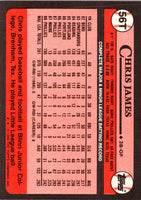 1989 Topps Traded Chris James #56T