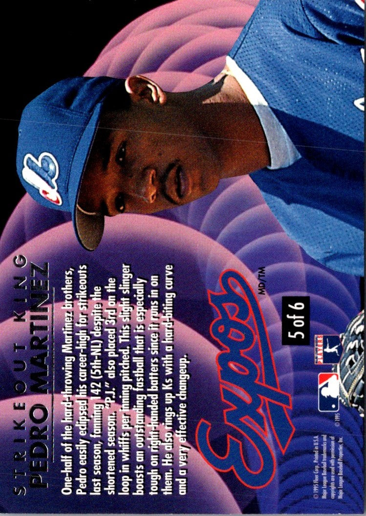 1995 Ultra Strikeout Kings Pedro Martinez