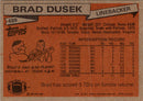 1981 Topps Brad Dusek