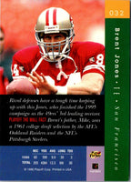 1996 Playoff Absolute Brent Jones #32