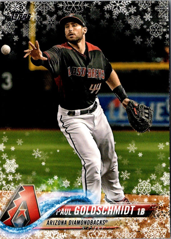 2018 Topps Holiday Paul Goldschmidt #HMW77