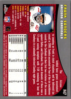2001 Topps Chrome Frank Sanders #147