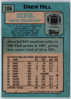 1988 Topps Drew Hill #106