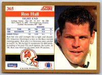 1991 Score Ron Hall #365
