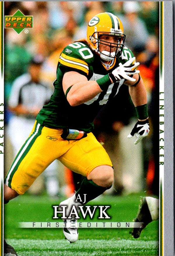 2007 Upper Deck First Edition A.J. Hawk #36