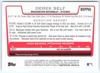 2012 Bowman Derek Self #BDPP65
