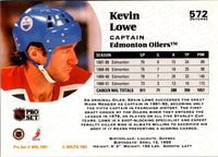 1991 Pro Set Kevin Lowe #572
