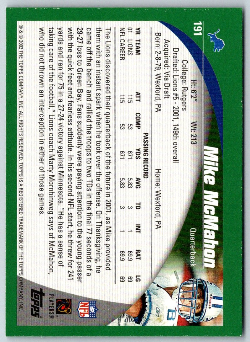 2002 Topps Mike McMahon