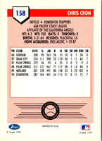 1991 Line Drive AAA Chris Cron #158