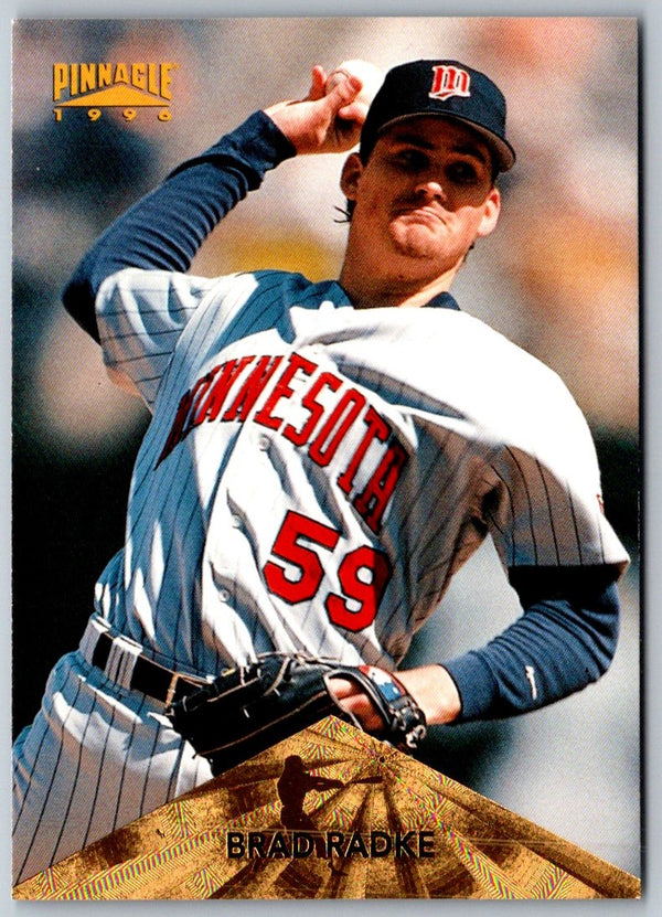1996 Pinnacle Brad Radke #37
