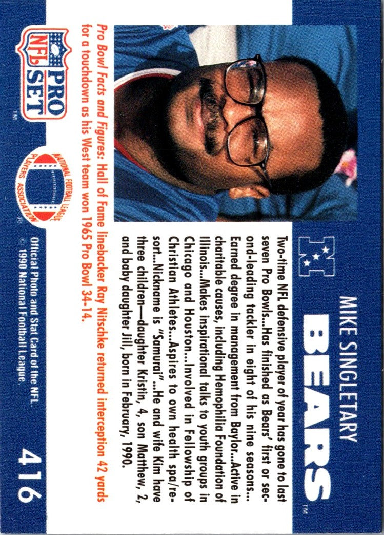 1990 Pro Set Mike Singletary