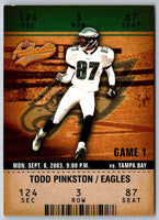 2003 Fleer Authentix Todd Pinkston #86