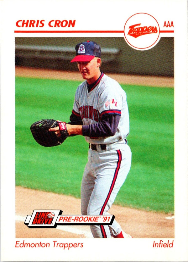 1991 Line Drive AAA Chris Cron #158