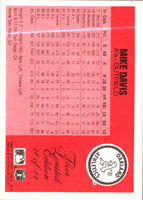 1987 Fleer Limited Edition Mike Davis #12