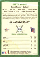 2003 Fleer Tradition Update Glossy Dmitri Young