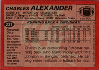 1983 Topps Charles Alexander #231 NM-MT