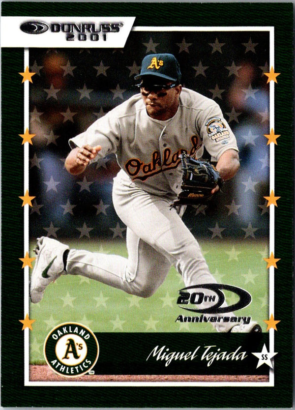 2001 Donruss Miguel Tejada #140