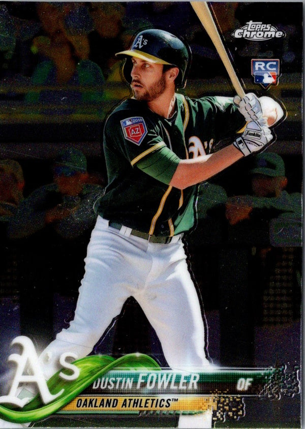 2018 Topps Chrome Dustin Fowler #157 Rookie