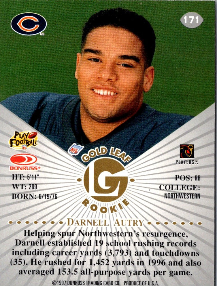 1997 Leaf Darnell Autry