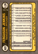 1981 Fleer Ferguson Jenkins