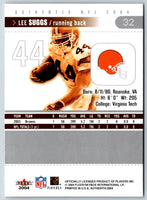2004 Fleer Authentix Lee Suggs #32