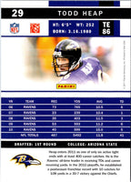 2011 Score Scorecard Todd Heap #29