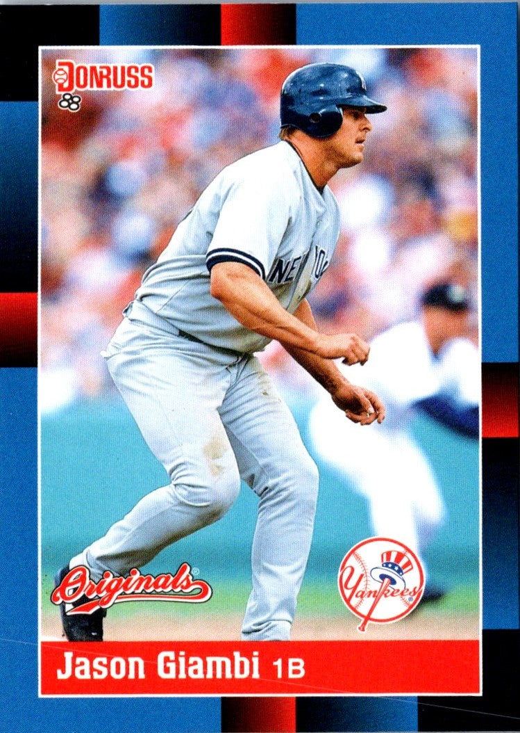 2002 Donruss Originals Aqueous Jason Giambi