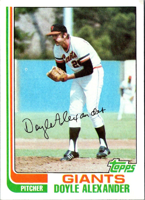 1982 Topps Doyle Alexander #364