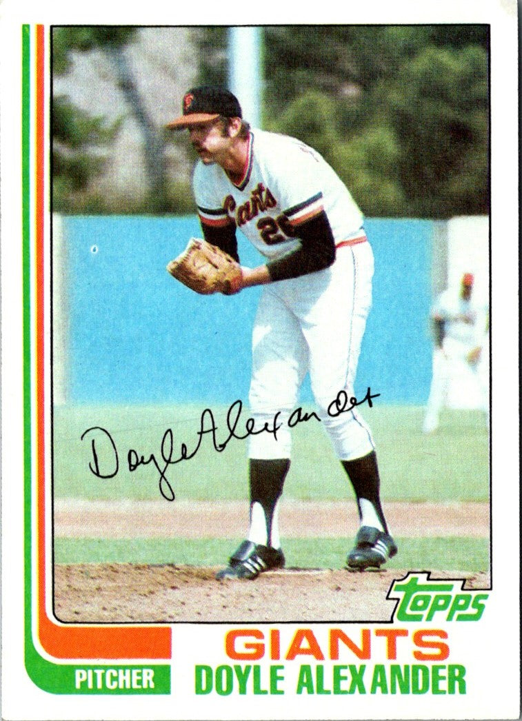 1982 Topps Doyle Alexander