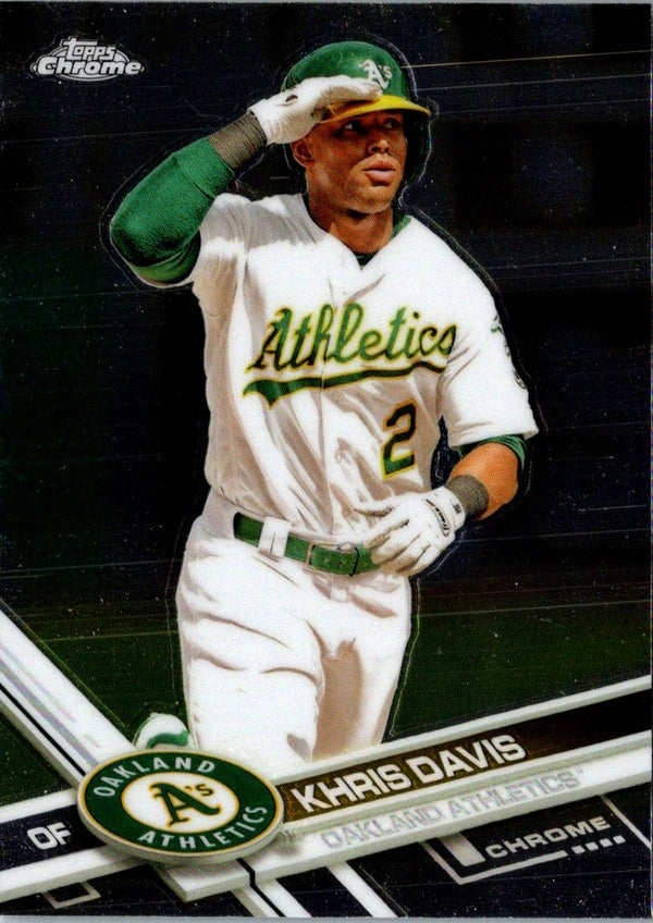 2017 Topps Chrome Khris Davis #149