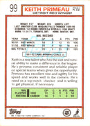 1992 Topps Keith Primeau