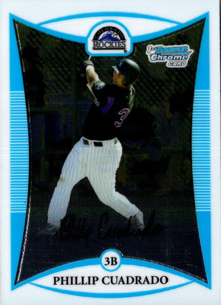 2008 Bowman Chrome Prospects Phillip Cuadrado