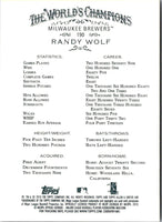 2010 Topps Allen & Ginter Randy Wolf #190