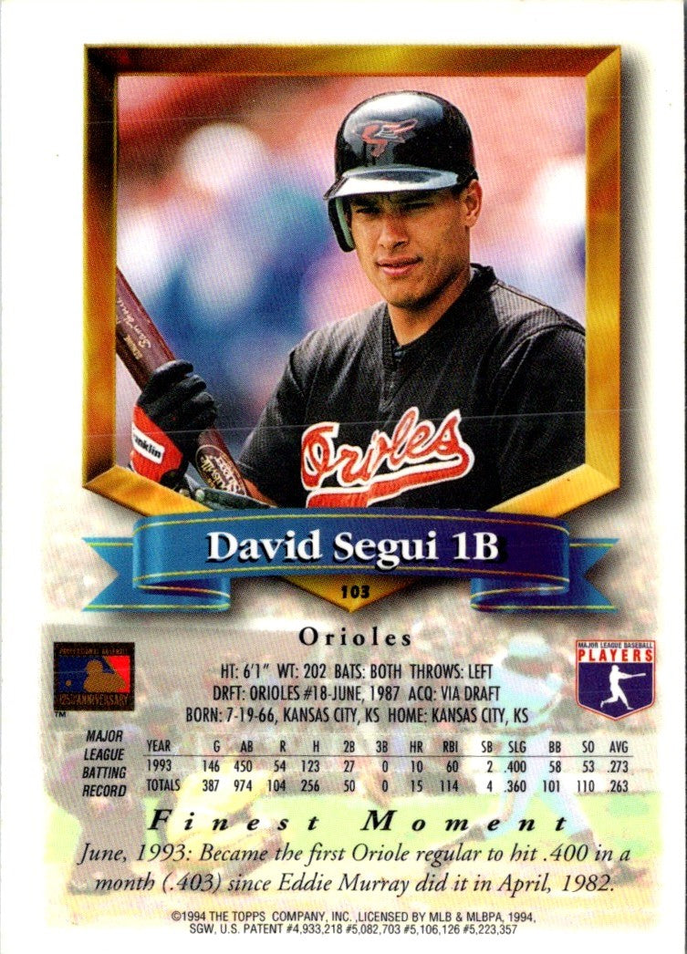 1994 Finest David Segui