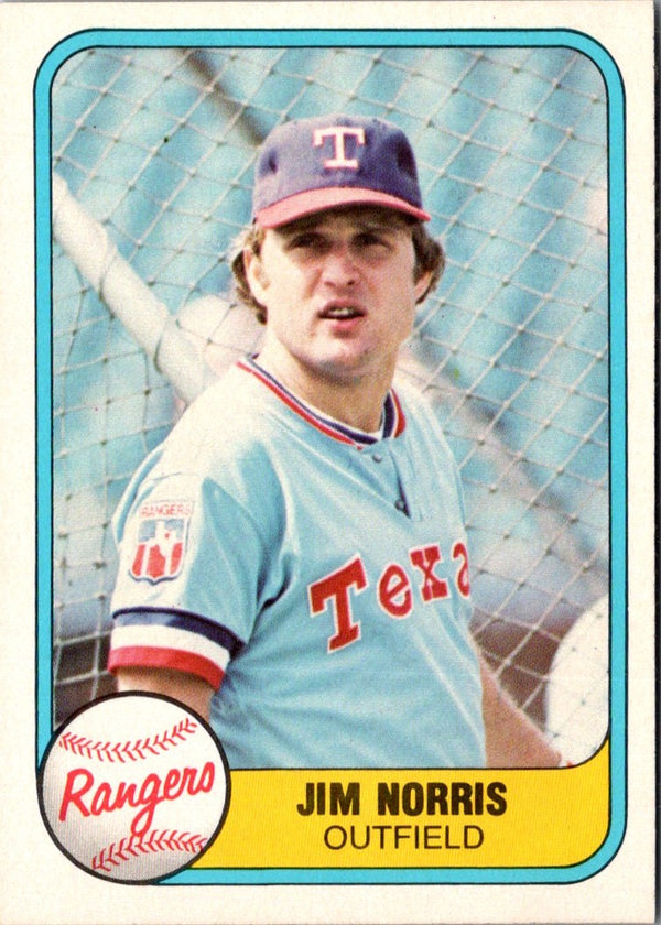 1981 Fleer Jim Norris #634