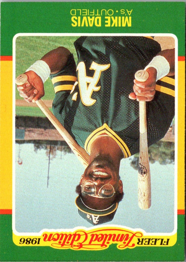 1987 Fleer Limited Edition Mike Davis #12